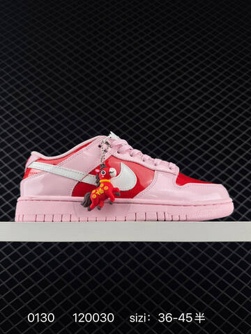 Nike Dunk Low Pink Red White EU 36-45 Skate - Unisex (BS-72886)