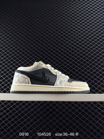 Jordan Air Jordan 1 Low SE White Grey Light Blue Black Beige EU 36-46 Sneaker - Unisex BS-80699