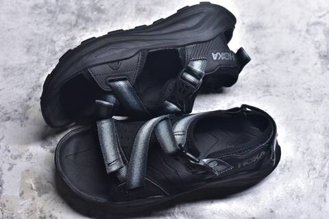 HOKA ONE ONE 1162570 BBLC Black Grey Sandal Casual Sneakers (BS-59644)