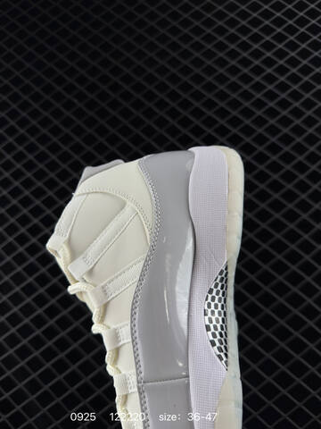 Jordan Air Jordan 11 Retro High Vast Grey Sail Vast Grey White EU 36-47 Basketball Shoe - Unisex BS-80638