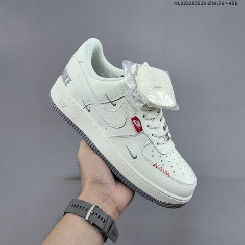 Nike Air Force 1 Low Off White Grey Red EU 36-45 Sneaker - Unisex BS-60250