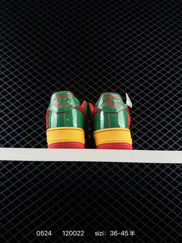 Nike Air Force 1 07 Green Yellow Red EU 36-45 Skate - Unisex BS-71250
