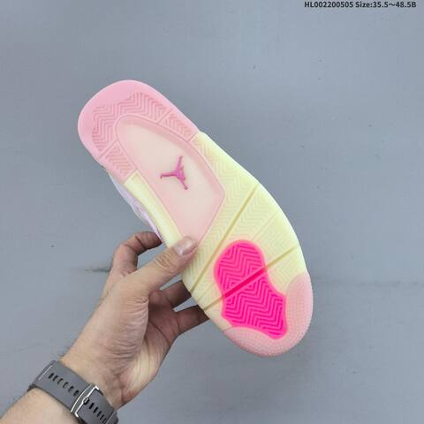 Jordan Air Jordan 4 Retro Pink Cream 35 5-48 5 Basketball - Unisex (BS-66036)