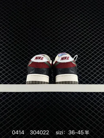 Nike SB Dunk Low Black Team Red Olive Khaki Sail EU 36-45 With Half Sizes Skate - Unisex BS-72112