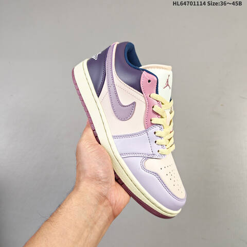 Jordan Air Jordan 1 Low DZ2768-651 Pink Lavender Purple EU 36-45 Basketball - Unisex (BS-63761)