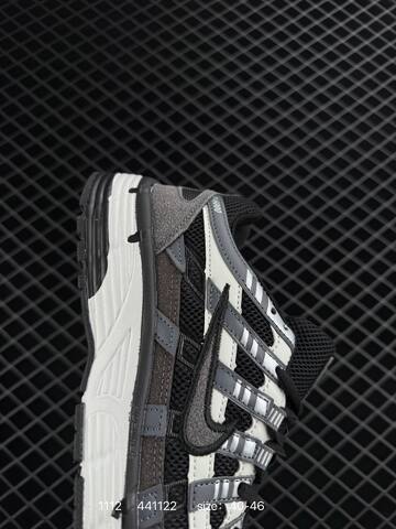 Nike P-6000 Black White Gray EU 40-46 Running - Men's (BS-74235)
