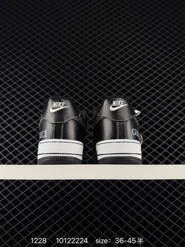 Nike Air Force 1 07 Black Grey White And Brown Black White EU 36-45 Lifestyle - Unisex (BS-73443)