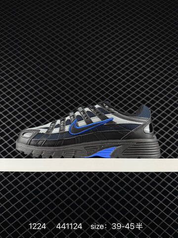 Nike P-6000 IF6199-002 Black Silver White Blue EU 39-45 5 Running - Unisex (BS-73523)