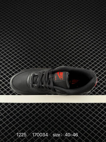 Nike Air Max 90 Black Red EU 40-46 Lifestyle - Men's (BS-73494)