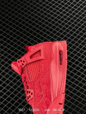 Jordan Air Jordan 4 Nigel Sylvester Bike Air Red Black White EU 36-47 Basketball Shoe - Unisex BS-80422