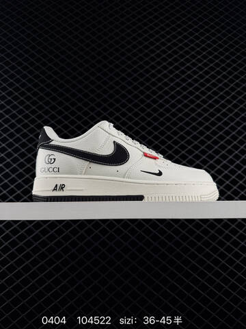 Nike Air Force 1 07 LV8 Off White Black Red EU 36-45 Skate - Unisex BS-72283