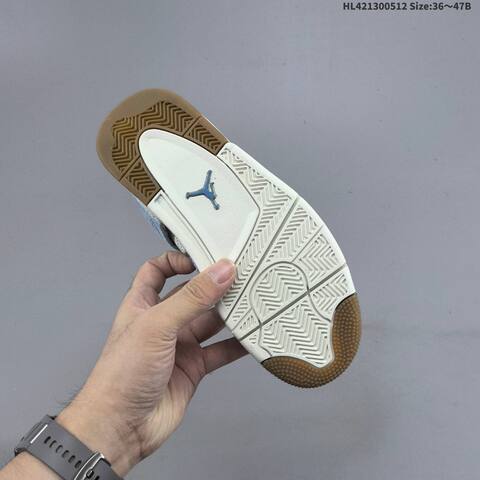 Jordan Air Jordan 4 Retro OG Light Blue White EU 36-47 Basketball - Unisex (BS-65976)