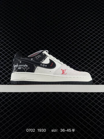 Nike Air Force 1 07 Low Off White Dark Navy Black Grey EU 36-45 Sneaker - Unisex (BS-70477)