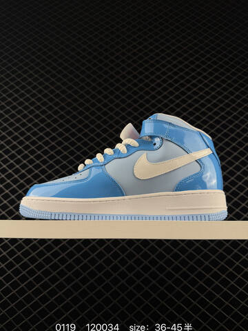 Nike Air Force 1 07 Light Blue White 36-45 Casual - Unisex (BS-73074)