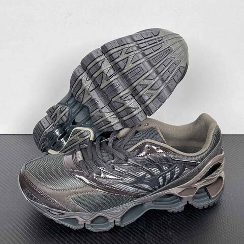 Mizuno Wave Prophecy LS D1 GD240501 Dark Grey Taupe Black Running Shoe Running Sneakers (BS-86776)