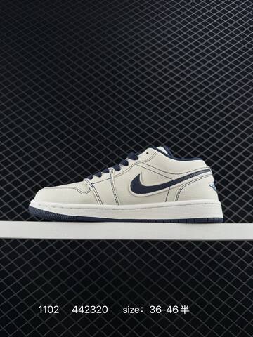 Nike Air Force 1 07 LV8 White Navy 36-46 5 Lifestyle - Unisex (BS-74413)