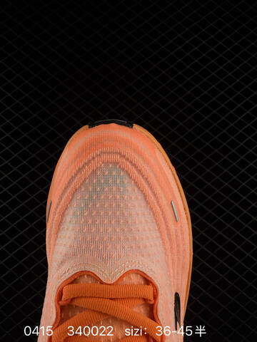 Nike Vomero Plus ReactX Air Zoom Peach Orange With Black Swoosh Gradient Orange Midsole EU 36-45 Half Sizes Available Running - Unisex BS-72086