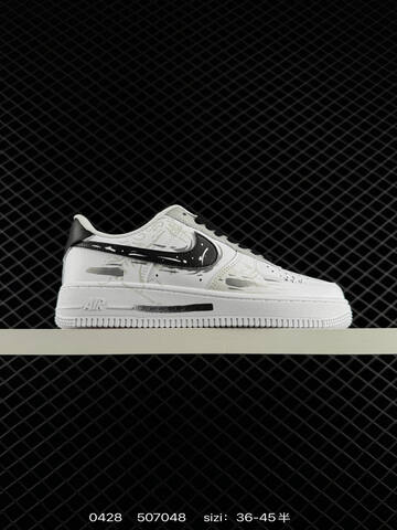 Nike Air Force 1 07 Low White Black EU 36-45 5 Lifestyle - Unisex (BS-71807)