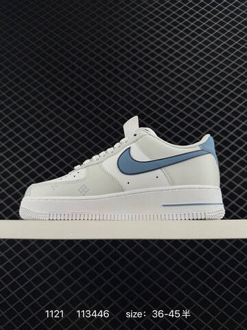 Nike Air Force 1 07 Low White Light Blue EU 36-45 5 Lifestyle - Unisex (BS-74086)