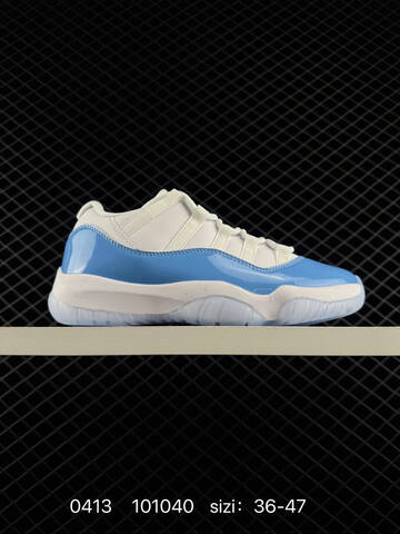 Jordan Air Jordan 11 Retro Low White Light Blue EU 36-47 Basketball Shoe - Unisex (BS-79487)