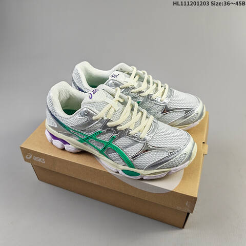 ASICS Gel-Cumulus 16 White Silver Pink EU 36-45 Running Shoe Running Sneakers - Unisex (BS-69188)