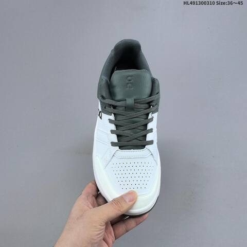 On Running THE ROGER Clubhouse White Dark Gray EU 36-45 Sneaker Casual Sneakers - Unisex (BS-69685)