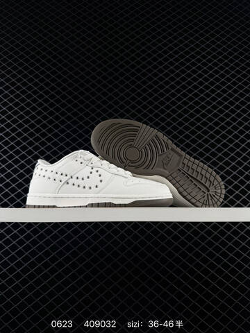 Nike Air Force 1 Low White Silver Dark Brown EU 36-46 Sneaker - Unisex BS-70642