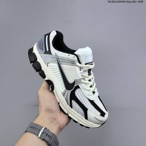 Nike Zoom Vomero 5 HQ1182 001 White Black Grey Sail EU 36-45 Running Shoe - Unisex BS-60936