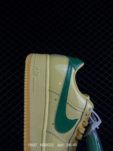 Nike Air Force 1 Pale Yellow Green Gum Yellow EU 36-45 Lifestyle - Unisex (BS-71625)