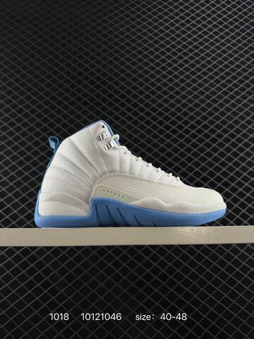 Jordan Air Jordan 12 Retro White Red Black EU 40-48 Basketball Shoe - Men's (BS-80490)