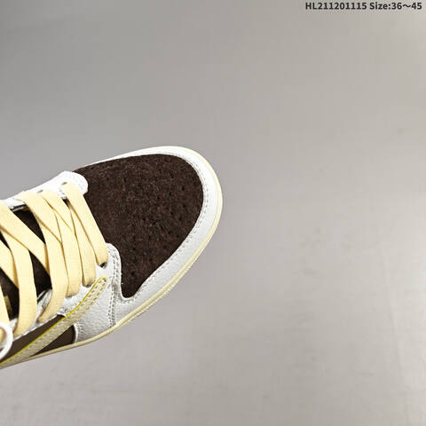 Jordan Air Jordan 1 Low x Travis Scott Brown White Cream EU 36-45 Lifestyle - Unisex (BS-63689)