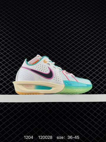 Nike G T Cut 3 EP White Navy Black Green EU 36-45 Basketball - Unisex (BS-73844)