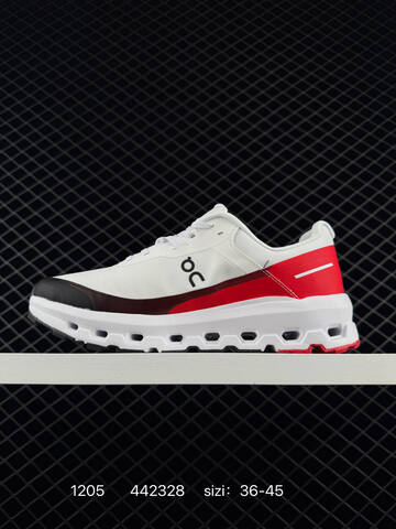 On Running Cloudsurfer Cloudtec Phase White Red Black EU 36-45 Running Shoe Running Sneakers - Unisex (BS-85446)