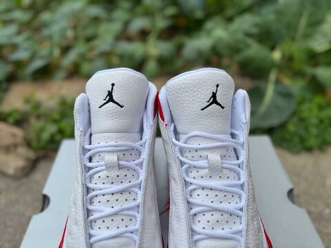 Jordan Air Jordan 13 He Got Game 414571-102 White Red Black Basketball Shoe BS-87325