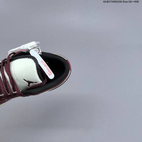 Jordan Air Jordan 1 Low Burgundy White Black EU 36-45 Lifestyle - Unisex BS-67076