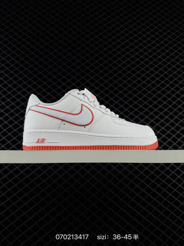 Nike Air Force 1 07 White Blue Red Grey EU 36-45 Sneaker - Unisex (BS-70459)