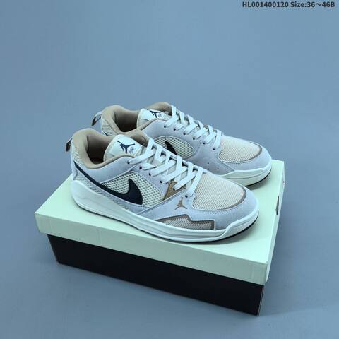 Jordan CMFT Era White Grey With Purple Accents 36 40B Casual - Women's (BS-66911)