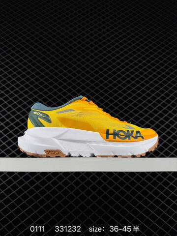 HOKA ONE ONE Mafate X Black Neon Green Pink White EU 36-45 Trail Shoe Trail Running Sneakers - Unisex (BS-86325)