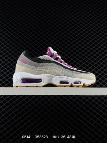 Nike Air Max 95 HF7545-002 White Grey Black Purple Beige EU 36-48 Lifestyle - Unisex (BS-71463)