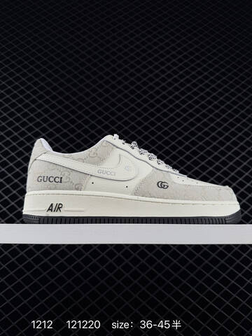 Nike Air Force 1 07 White Navy Gray 36-45 Lifestyle - Unisex (BS-73752)
