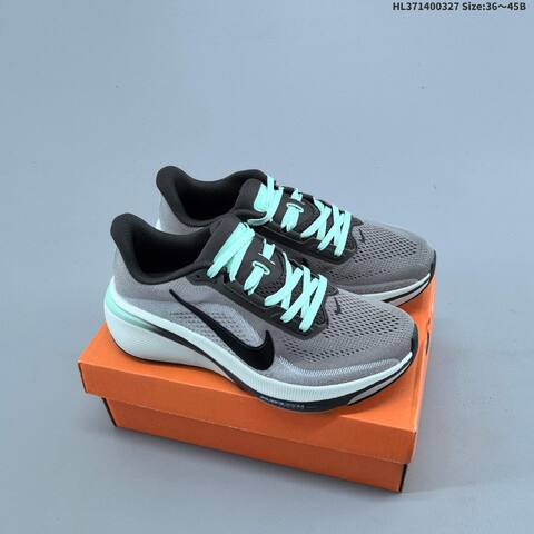 Nike Zoom Pegasus 42 Black Gray Mint White EU 36-45 Running Shoe - Unisex BS-61109