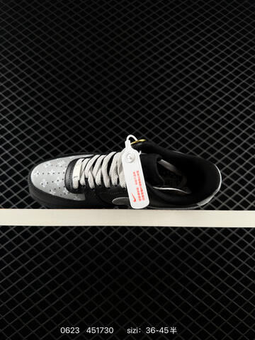 Nike Air Force 1 07 Low Black Grey White EU 36-45 Sneaker - Unisex (BS-70636)