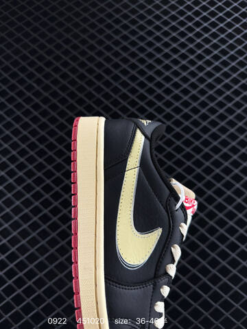 Jordan Air Jordan 1 Low OG Nigel Sylvester Nitro 2 0 Black Pale Vanilla Red EU 36-46 Sneaker - Unisex (BS-80653)