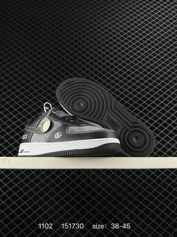 Nike Air Force 1 07 Black White 38-45 Casual - Unisex (BS-74408)
