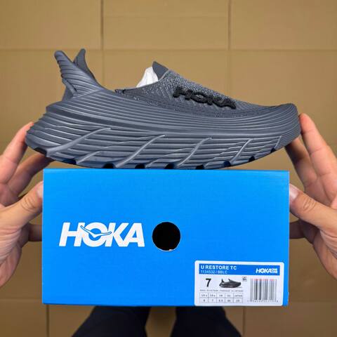 HOKA Restore TC All Black Sneaker Casual Sneakers BS-86930