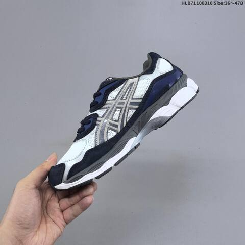 ASICS GEL-NYC Black Grey Navy White EU 36-47 Running Shoe Running Sneakers - Unisex (BS-69005)