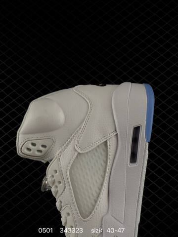 Air Jordan 5 Retro Metallic White Replica AIR JORDAN 5 Aj5 Lifestyle BS-79364