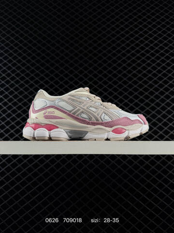 ASICS GEL NYC White Black Green Pink Silver 28 35 Running Shoe Running Sneakers - Women's (BS-81823)