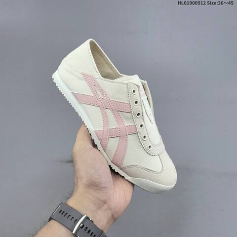 Onitsuka Tiger Mexico 66 Slip On Cream Pink Navy EU 36-45 Sneaker Casual Sneakers - Unisex (BS-68843)