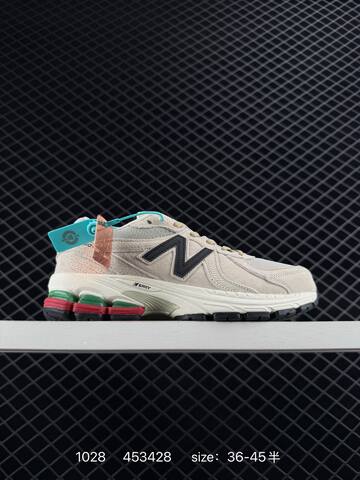 New Balance 860V2 Cream White Green Beige Grey EU 36-45 Running Shoe - Unisex (BS-82665)